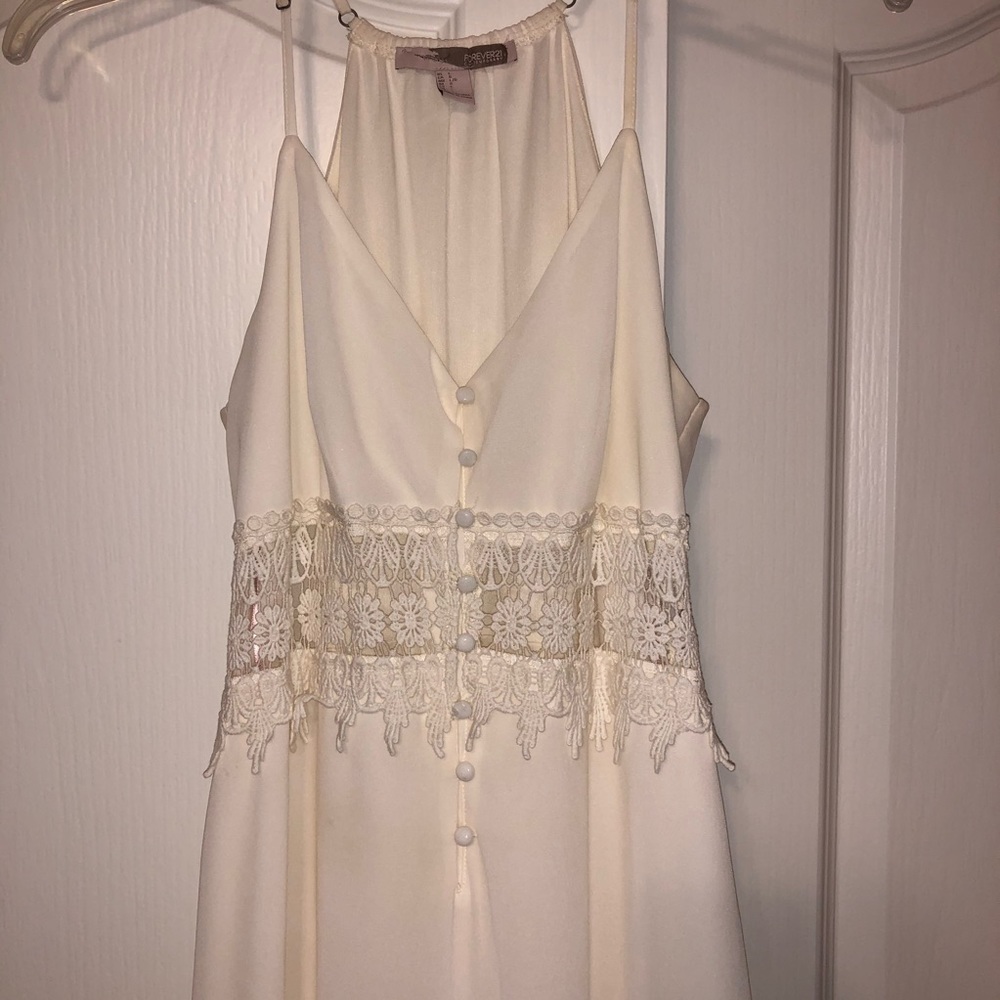 Off white maxi dress